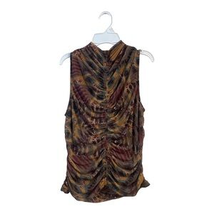 Rachel Zoe Multicolor Sleeveless Blouse